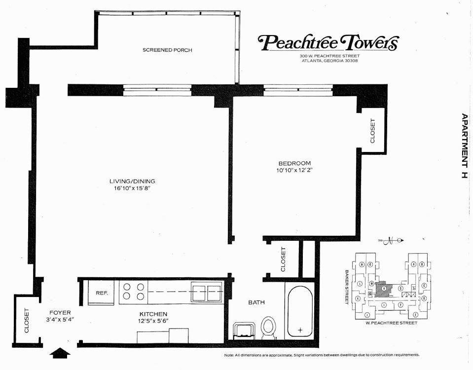 Downtown 1 Bedroom Apartment 18H Атланта Экстерьер фото